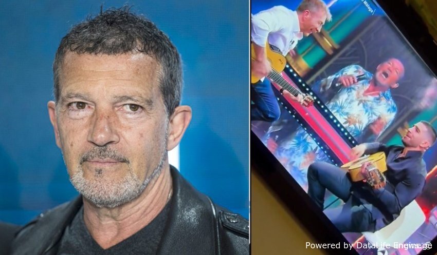 VIDEO: ანტონიო ბანდერასმა პირდაპირ ეთერში ილია თოფურიას უმღერა